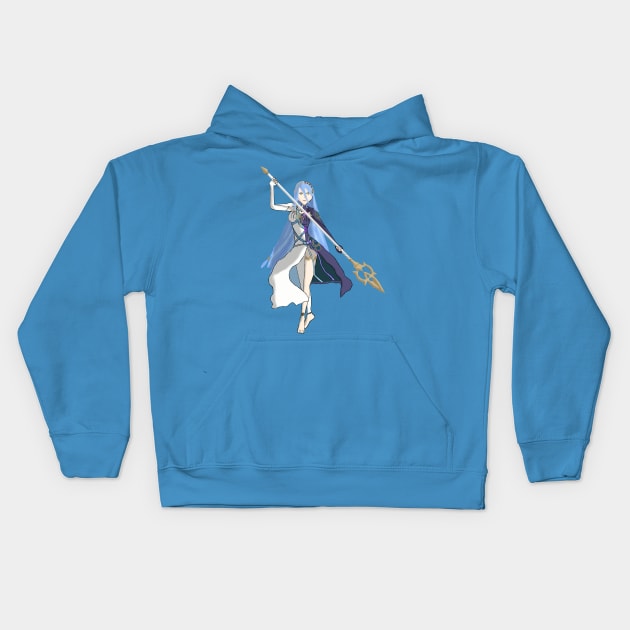 Azura, Lady of the Lake, My Queen drawing Kids Hoodie by lotrdude13